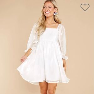 White Entro babydoll dress
